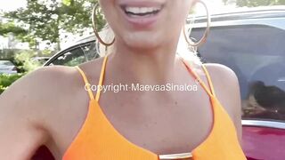 Maevaa Sinaloa - Je me Fais Baiser Squirt et me Prend Une Faciale Sur un Parking Extérieur En Outdoor