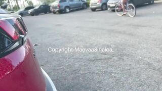 Maevaa Sinaloa - Je me Fais Baiser Squirt et me Prend Une Faciale Sur un Parking Extérieur En Outdoor