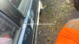 Maevaa Sinaloa - Je me Fais Baiser Squirt et me Prend Une Faciale Sur un Parking Extérieur En Outdoor