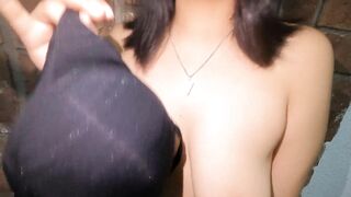 Hispanic 19 Yo Loves to Play with her Huge Boobies before getting Banged!