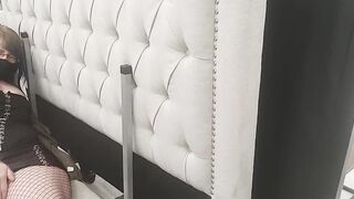 mom Rubbing Vagina inside Busy Furniture Store..almost Gets Caught