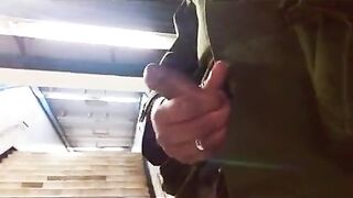exhibit and flashdick into the cdmx metro