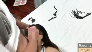 FETISH - Goddess Bunny lover Enjoy getting Spanked, Hardcore Gagged n Facefucked Cum all over the Face