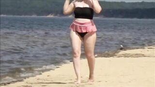 Microskirt inside beach
