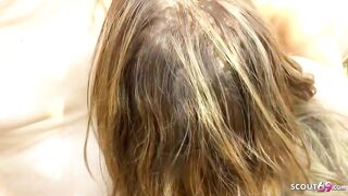 CUMSHOT SWINGER GROUP SEX GARDEN PARTY WITH two GERMAN 18 YEAR OLD