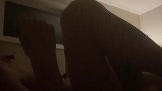 Fiance Let’s Co-worker Slap her Boobies while Licking, Fucking and Cumming into her Twat!