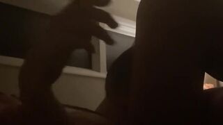 Fiance Let’s Co-worker Slap her Boobies while Licking, Fucking and Cumming into her Twat!