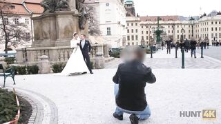 HUNT4K. Attractive Czech bride spends first night with rich stranger
