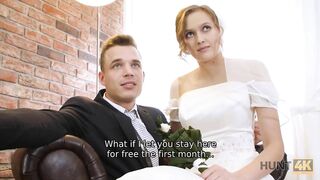 HUNT4K. Attractive Czech bride spends first night with rich stranger