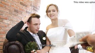 HUNT4K. Attractive Czech bride spends first night with rich stranger