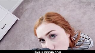 Thin Red Head Barely Legal With Braces Boned point of view