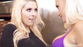 Stepmom and step-daughter with melons - Christie Stevens, Indica Monroe