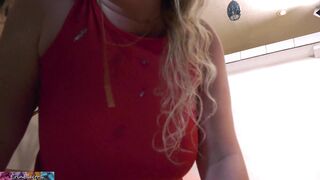 Stepmom Gets Pics for Anniversary of Secretary Sucking Off Hubby's Cock so she Fucks her Stepson