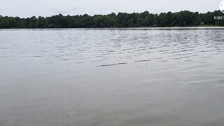 Jet Skiing Cougar ALMOST CAUGHT having Sex inside the River