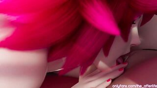 3D Anime - Poison fucks Huge Titties Juri Han and