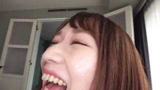 Gonzo A refreshing female college school girl reaches orgasm many times.