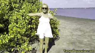 Flashing Cunt and Getting Completely Nude into Outside