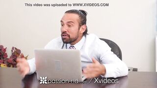 PASSION-HD Office Tease Gets Bosses Cock Rough