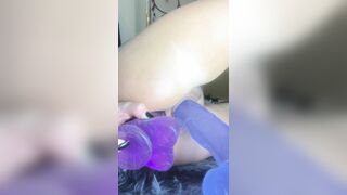 Double Penetration with 14 Inches into my Butt
