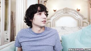 Ricky saw Lilly Halls pleasuring her twat with a huge vibrator and