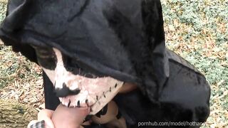 Halloween 2020 - Bone-sucker Lures Viсtim into the Forest for get Cum