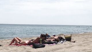 Topless beach