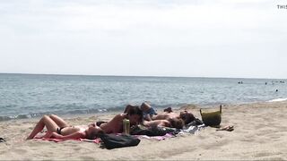 Topless beach