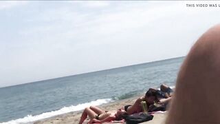Topless beach
