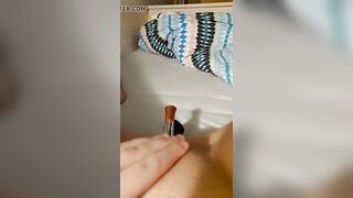 Dutch teenager masturbates twat and ass talk kinky