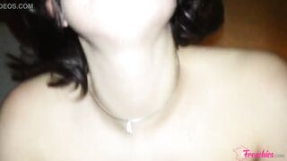 Sextape of a French amateur couple, a real bimbo