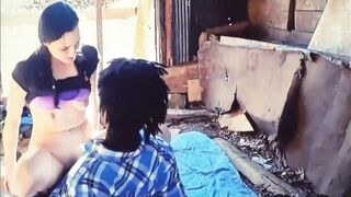 babe Amateur Cheating Ex-Wifey Gets Jizzed from long african penis
