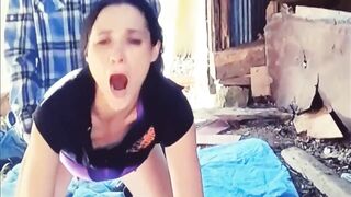 babe Amateur Cheating Ex-Wifey Gets Jizzed from long african penis