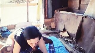 babe Amateur Cheating Ex-Wifey Gets Jizzed from long african penis