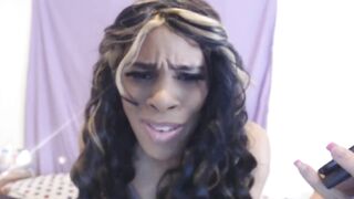 Dawn Mendez fucks over tiny dick sissy loser SPH