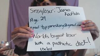 Dawn Mendez fucks over tiny dick sissy loser SPH