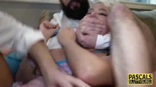 Long Boobs cougar gets dominated and contorted