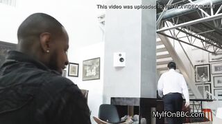 Surprise big black cock for horny house ex-wife