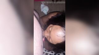 Ebony cunt with mouth sucking dick