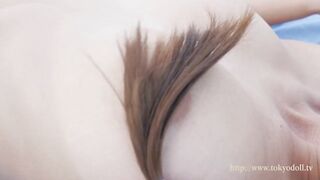 Gloria a nice cute slender 18 Yo women in Swimsuit is