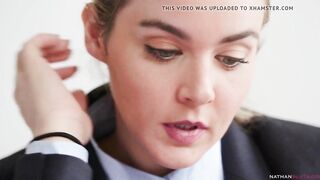 Long Boobed Secretary Valentina Ricci's Ass Pounded By A Fat Penis