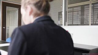 Long Boobed Secretary Valentina Ricci's Ass Pounded By A Fat Penis