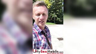 French Guy Picks up Long Melons Blonde on the Streets of Paris