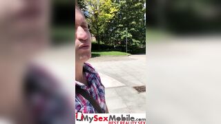 French Guy Picks up Long Melons Blonde on the Streets of Paris
