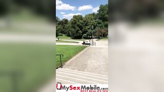 French Guy Picks up Long Melons Blonde on the Streets of Paris