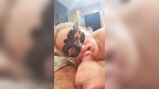 Cum in my Mouth to the Amazon Boss- my Boss-i Eat my