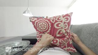 VR BANGERS Creamy dessert with sexy blonde girlfriend