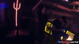 After clubbing amateur Asian gf put on a show