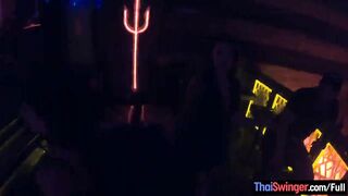 After clubbing amateur Asian gf put on a show