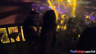 After clubbing amateur Asian gf put on a show