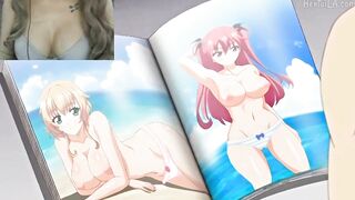 Anime - 3 girls fucks a lucky boy (HAREM)